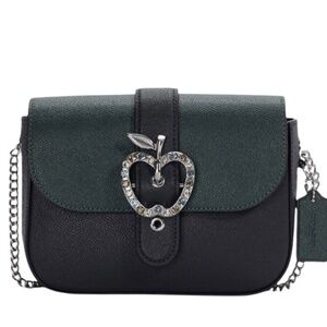 Coach Gemma Crossbody in Colorblock Forest Midnight Navy w/ Apple Buckle